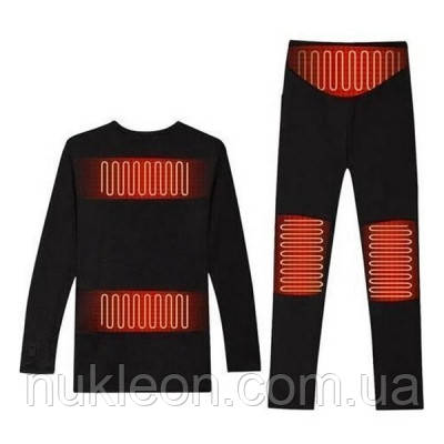 Популярний! Термобілизна з підігрівом 2E eFiber for Men Black XL (2E-HUEFMXL-BK) - Краща якість тільки на Nukleon.com.ua