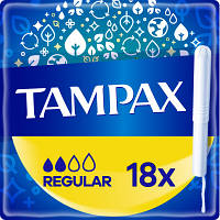 Популярний! Тампони Tampax Regular з аплікатором 18 шт. (8006540858509) - Краща якість тільки на Nukleon.com.ua