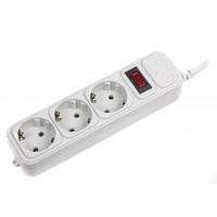 Популярний! Мережевий фільтр живлення Maxxter SPM3-G-15G grey, 4.5 м кабель, 3 розетки (SPM3-G-15G) - Краща якість тільки на