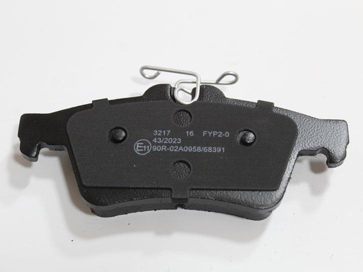 Колодки задні гальмівні MAZDA 3 ліфтбек (BK) 1.6 1999.09-2009.12, FORD C-MAX, RENAULT ESPACE IV (JK0/1_),, фото 1