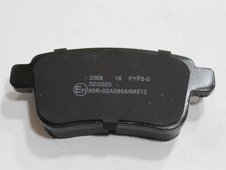 Колодки задні гальмівні RENAULT KANGO 08-, MERCEDES-BENZ CITAN BP3368 BREMSI