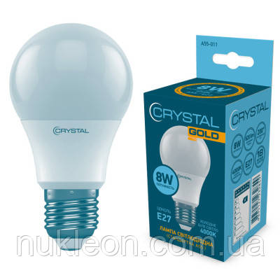 Популярний! Лампочка Electrum A55 8W PA Е27 4000K (A55-011) - Краща якість тільки на Nukleon.com.ua, фото 1