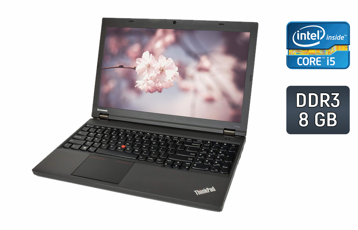 Ноутбук Lenovo ThinkPad T540p/ 15.6" (1366x768)/ Core i5-4200M/ 8 GB RAM/ 240 GB SSD/ HD 4600