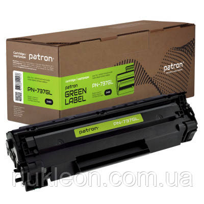Популярний! Картридж Patron CANON 737 GREEN Label (PN-737GL) - Краща якість тільки на Nukleon.com.ua