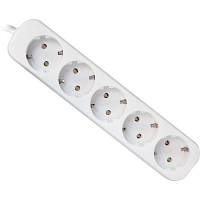 Популярний! Мережевий подовжувач Defender E530 3.0 m 5 роз white (99230) - Краща якість тільки на Nukleon.com.ua