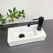 Умивальник (раковина) VBI KOMO L WHITE накладний підвісний, фото 3
