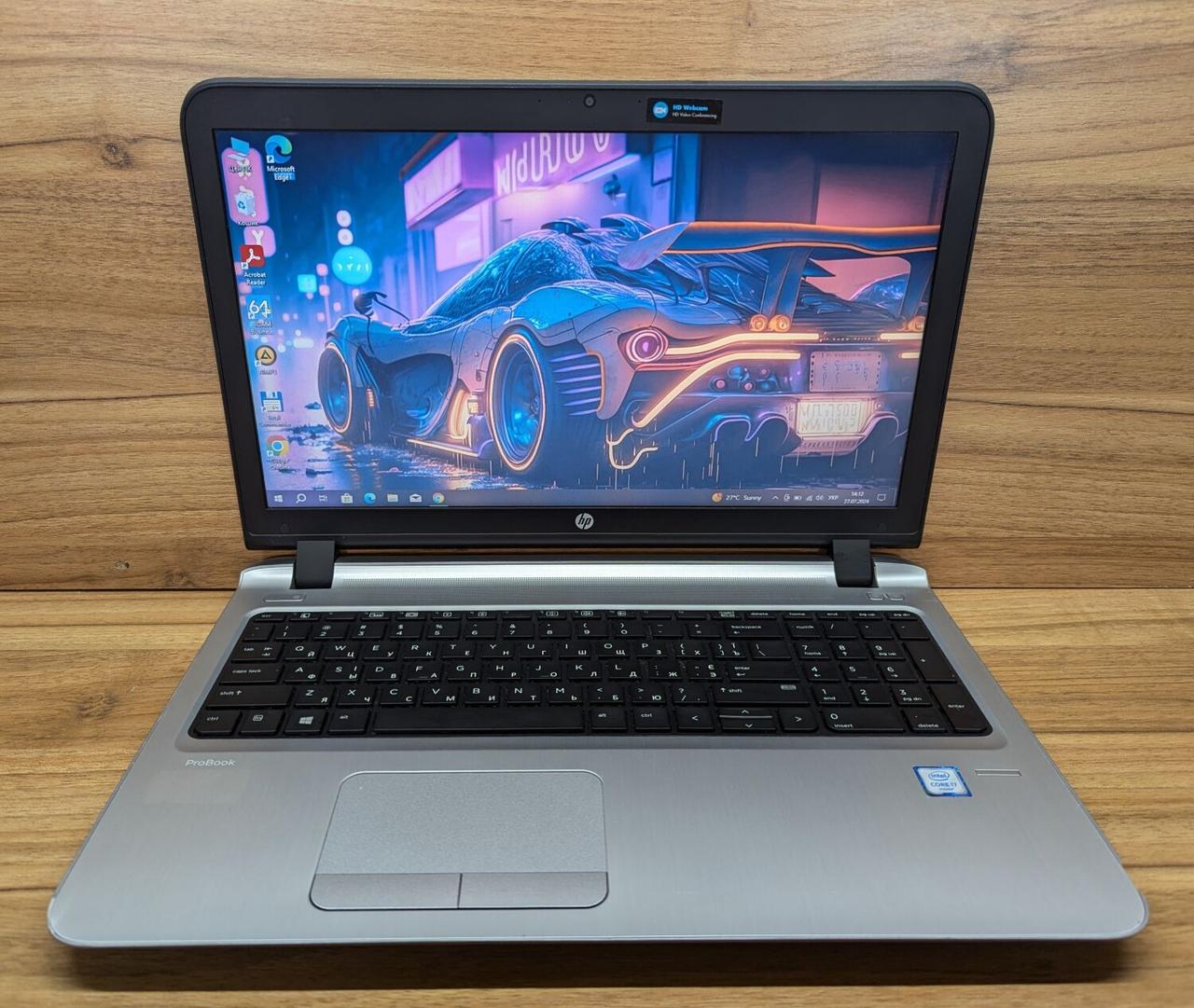Б/в Ноутбук Б-клас HP ProBook 450 G3 15.6" 1366x768| Core i7-6500U| 8 GB RAM| 240 GB SSD| Radeon R7 M340 2GB