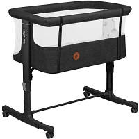 Популярний! Ліжечко Lionelo приставне Aurora Grey Graphit (LO-AURORA GREY GRAPHITE) - Краща якість тільки на Nukleon.com.ua