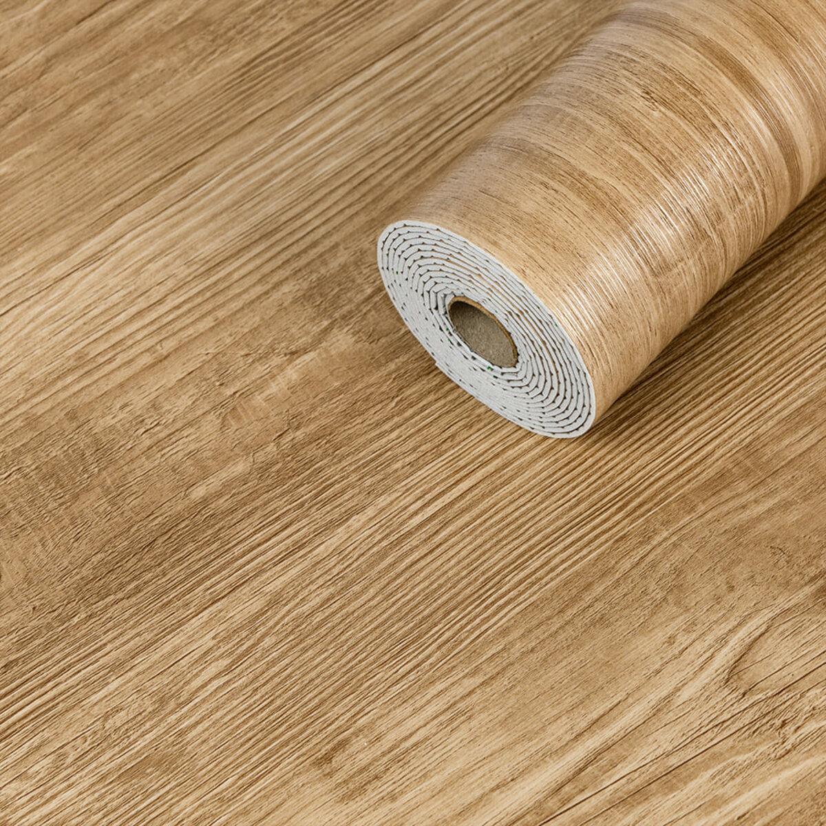 Самоклеюча вінілова плитка в рулоні 600х3000х2мм Ясен (1002-7-матовий) SW-00001177, фото 1
