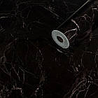 Самоклеюча вінілова плитка в рулоні 600х3000х2мм Чорний мармур Глянец SW-00001289