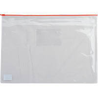 Популярний! Папка на блискавці Buromax А5, plastic zipper red (BM.3947-05) - Краща якість тільки на Nukleon.com.ua