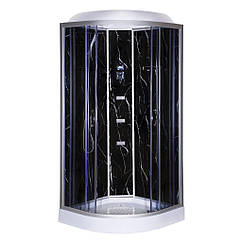 Гідробокс TKF100/1 Чорний онікс BG 100х100x215 мілкий піддон ( А0046386 )