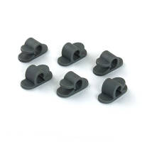 Популярний! Тримач для кабелю Piko CC-905 6 pcs gray color (1283126476853) - Краща якість тільки на Nukleon.com.ua