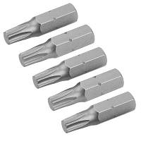 Популярний! Набір біт Tolsen S2 Torx T 20х25 мм, 5 шт (20276) - Краща якість тільки на Nukleon.com.ua