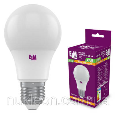 Популярний! Лампочка ELM B60 8W PA10S E27 3000K (18-0185) - Краща якість тільки на Nukleon.com.ua, фото 1
