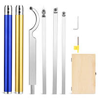 Популярний! Набір токарних інструментів по дереву, 4 різці та 2 ручки, у кейсі - Краща якість тільки на Nukleon.com.ua