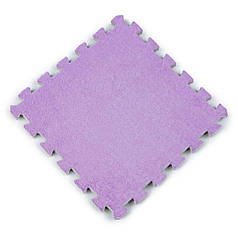 Підлога-пазл плюшевий ФІОЛЕТОВИЙ 30*30*1cm (D) SW-00002086