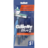 Популярний! Бритва Gillette одноразовая Blue 2 Plus 5 шт (3014260283254) - Краща якість тільки на Nukleon.com.ua