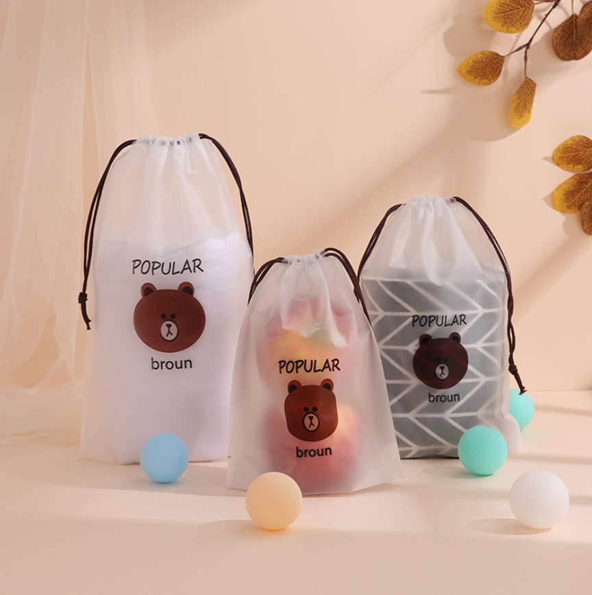 Упаковка мішечків на зав'язках для зберігання речей, 20*30 см, 50 шт/уп