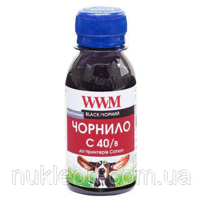 Популярний! Чорнило WWM Canon PG-40Bk/PG-50Bk/PGI-5Bk Black 100г (C40/B-2) - Краща якість тільки на Nukleon.com.ua