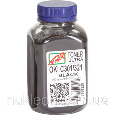 Популярний! Тонер OKI C301/321, 60г Black AHK (1505329) - Краща якість тільки на Nukleon.com.ua