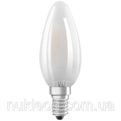 Популярний! Лампочка Osram LED CL B60 DIM 6,5W/827 230V GL FR E14 (4058075434486) - Краща якість тільки на Nukleon.com.ua, фото 1