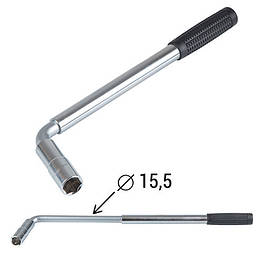 Ключ балонний L-образн. 17х19 3/4" телескопічний посилення 530мм Alloid - оригінал