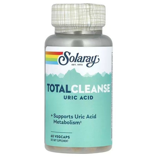 Solaray Total Cleanse Uric Acid 60 капсул, фото 1