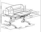 Дитячий стіл-трансформер FunDesk Amare II Grey, фото 2