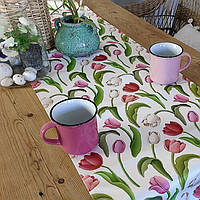 Популярний! Доріжка на стіл Тюльпани - Краща якість тільки на Nukleon.com.ua