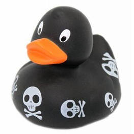 Іграшка для ванної Funny Ducks Череп утка (L1919) - оригінал