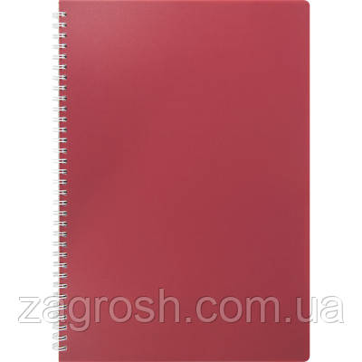 Promo Ціна! Зошит Buromax Classic А4 у клітинку 80 аркушів Червоний (BM.2446-005) - тільки на ZaGrosh.com.ua