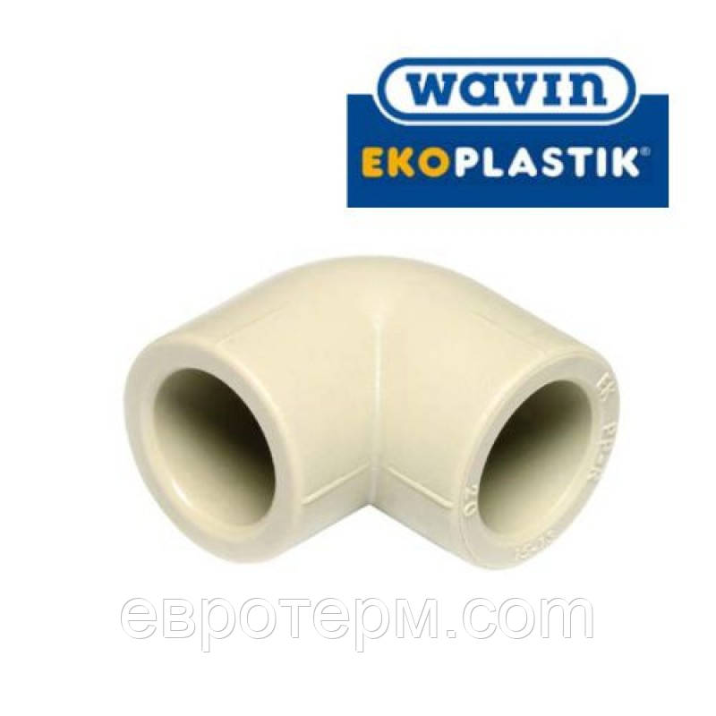 Угол (Колено) 50*90 Wavin Ekoplastik