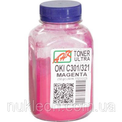 Популярний! Тонер OKI C301/321, 50г Magenta AHK (1501443) - Краща якість тільки на Nukleon.com.ua