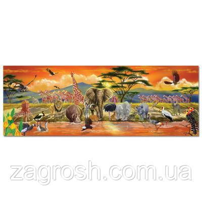 Promo Ціна! Пазл Melissa&Doug Мега "Сафарі", 100 елементів (MD12873) - тільки на ZaGrosh.com.ua, фото 1