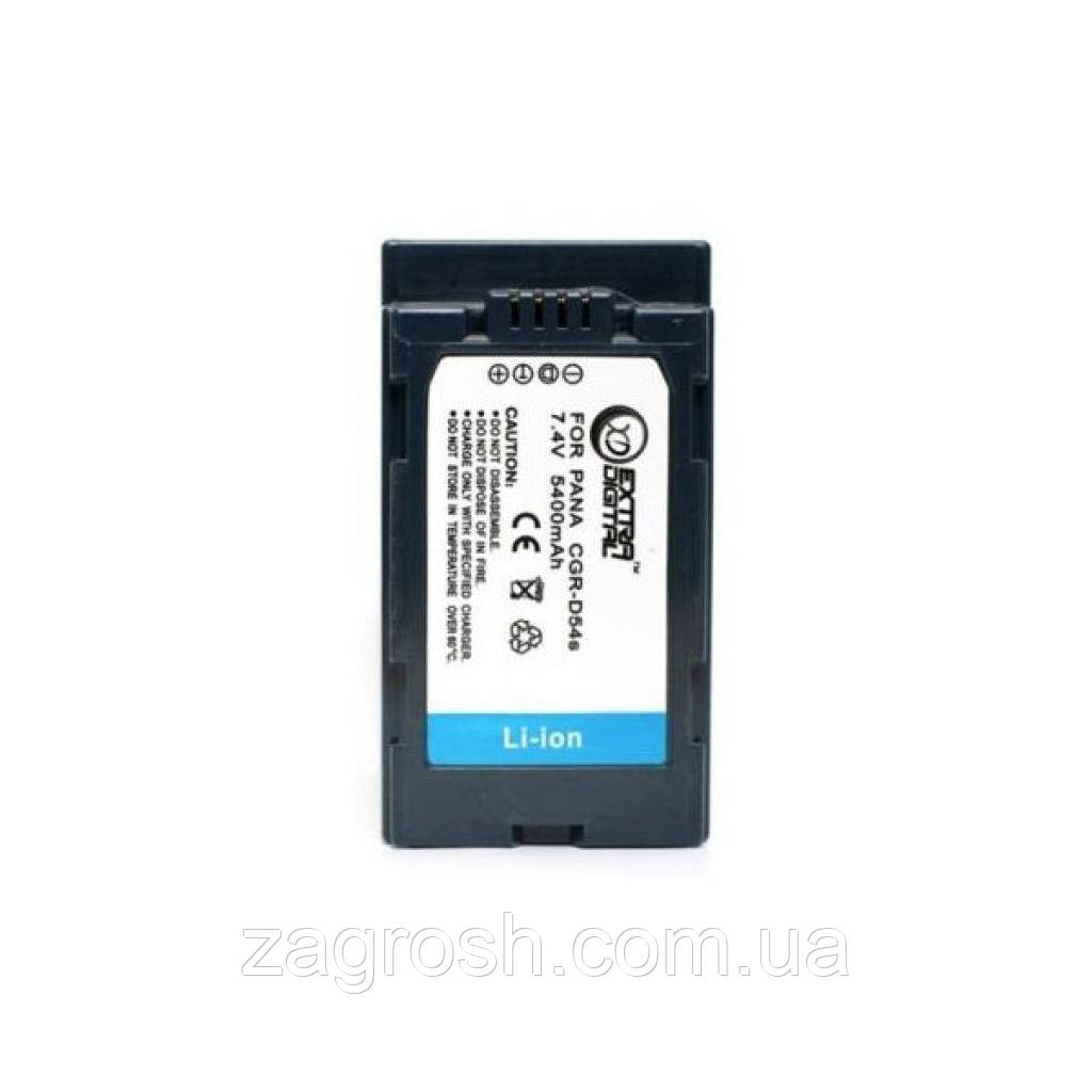 Promo Ціна! Акумулятор до фото/відео Extradigital Panasonic CGA-D54S (BDP2549) - тільки на ZaGrosh.com.ua