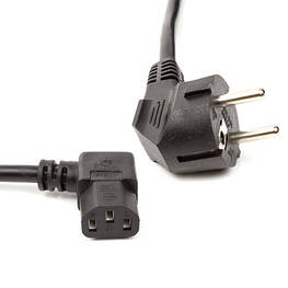 Кабель живлення C13 2.0m corner PowerPlant (CC360369) - оригінал