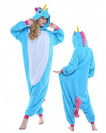 Піжама Кігурумі Єдиноріг S (блакитний высота 140 -150см) - оригінал