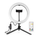 Promo Ціна! Набір блогера Puluz Ring USB LED lamp PKT3082B 10" + table stand (PKT3082B) - тільки на ZaGrosh.com.ua