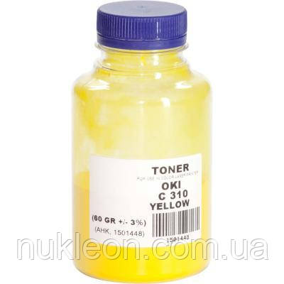 Популярний! Тонер OKI C310/330/510/530, Glossy, 60г Yellow AHK (1501448) - Краща якість тільки на Nukleon.com.ua