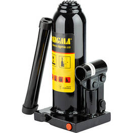 Домкрат Sigma гідравлічний пляшковий 5т, 210-420мм (6101051) - оригінал