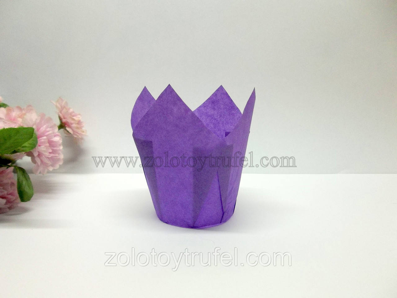 Форма для випічки "Тюльпан пурпурний 5 *8 см, фото 1