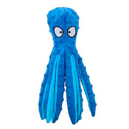 Іграшка плюшева з пищалкою для собак, Восьминіг, 32см, кольори - оригінал