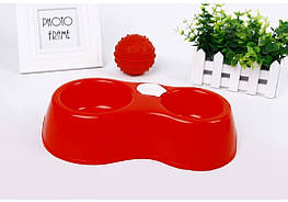 Годівниця поїлка автоматична для собак і для котів (червоний) - оригінал