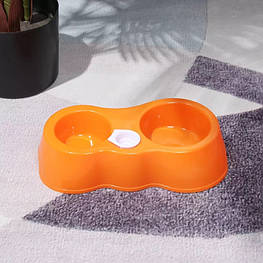 Годівниця поїлка автоматична для собак і для котів (помаранчевий) - оригінал