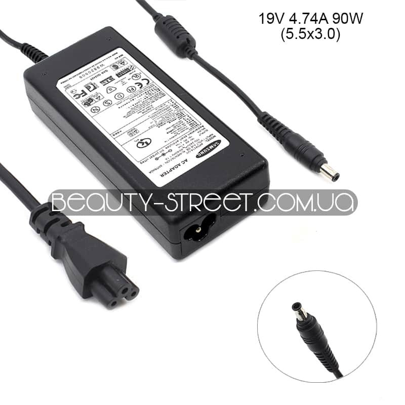 Блок живлення для ноутбука Samsung 19V 4.74 A 90W 5.5x3.0 (original)