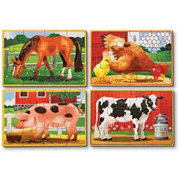 Пазл Melissa&Doug Животные на ферме (MD13793) - оригінал