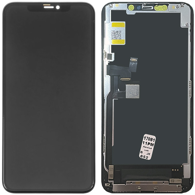 Дисплей iPhone 11 Pro Max у зборі із сенсором і рамкою black (JK Soft OLED)