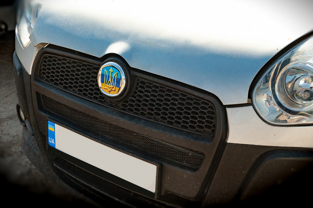 Емблема  UA-Style  самоклейка  75 мм для Тюнінг Fiat