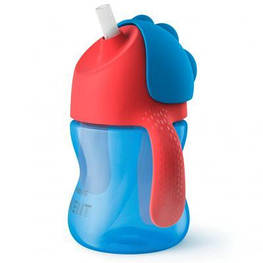 Поїльник-непроливайка Philips AVENT з трубочкою 210 мл 9 міс+, синій (SCF796/01) - оригінал